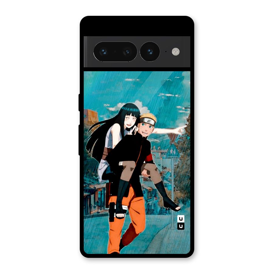Hinata Hop Rain Glass Back Case for Google Pixel 7 Pro
