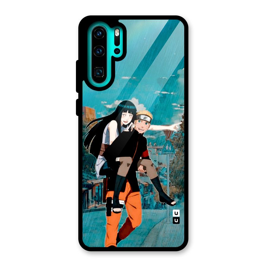Hinata Hop Rain Glass Back Case for Huawei P30 Pro