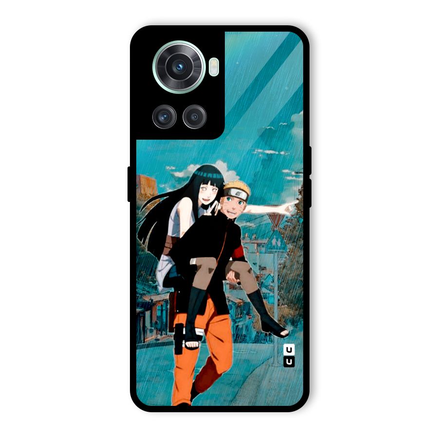 Hinata Hop Rain Glass Back Case for OnePlus 10R
