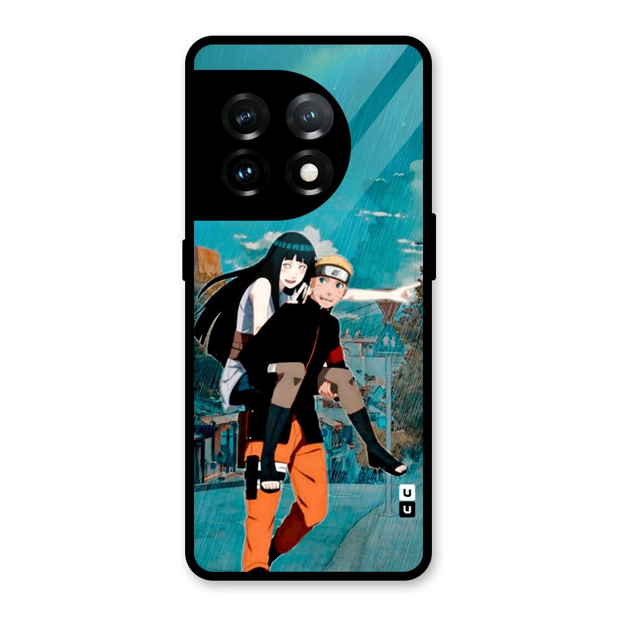 Hinata Hop Rain Glass Back Case for OnePlus 11