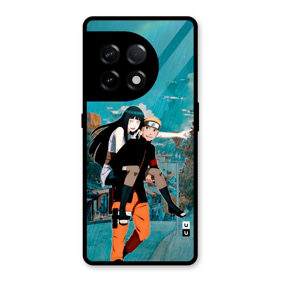 Hinata Hop Rain Glass Back Case for OnePlus 11R