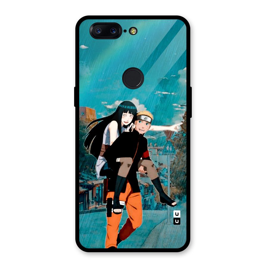 Hinata Hop Rain Glass Back Case for OnePlus 5T