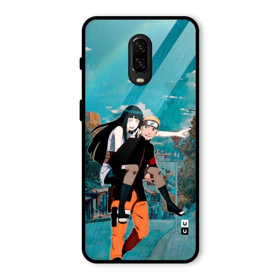 Hinata Hop Rain Glass Back Case for OnePlus 6T