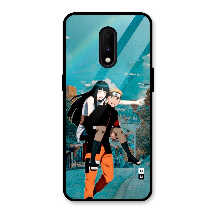 Hinata Hop Rain Glass Back Case for OnePlus 7