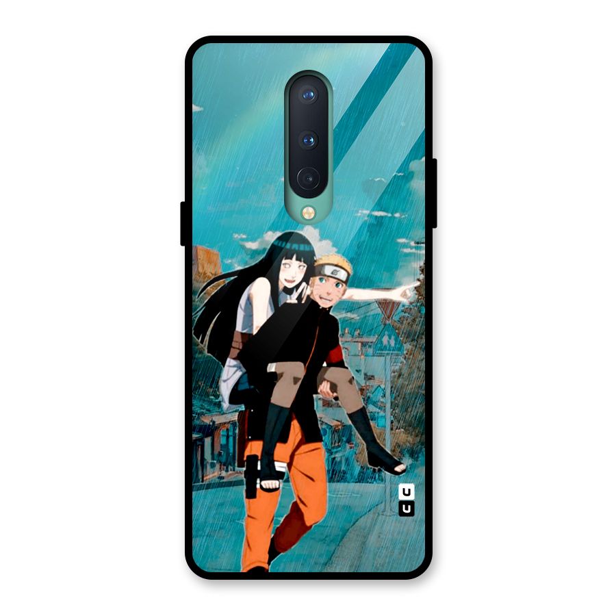 Hinata Hop Rain Glass Back Case for OnePlus 8