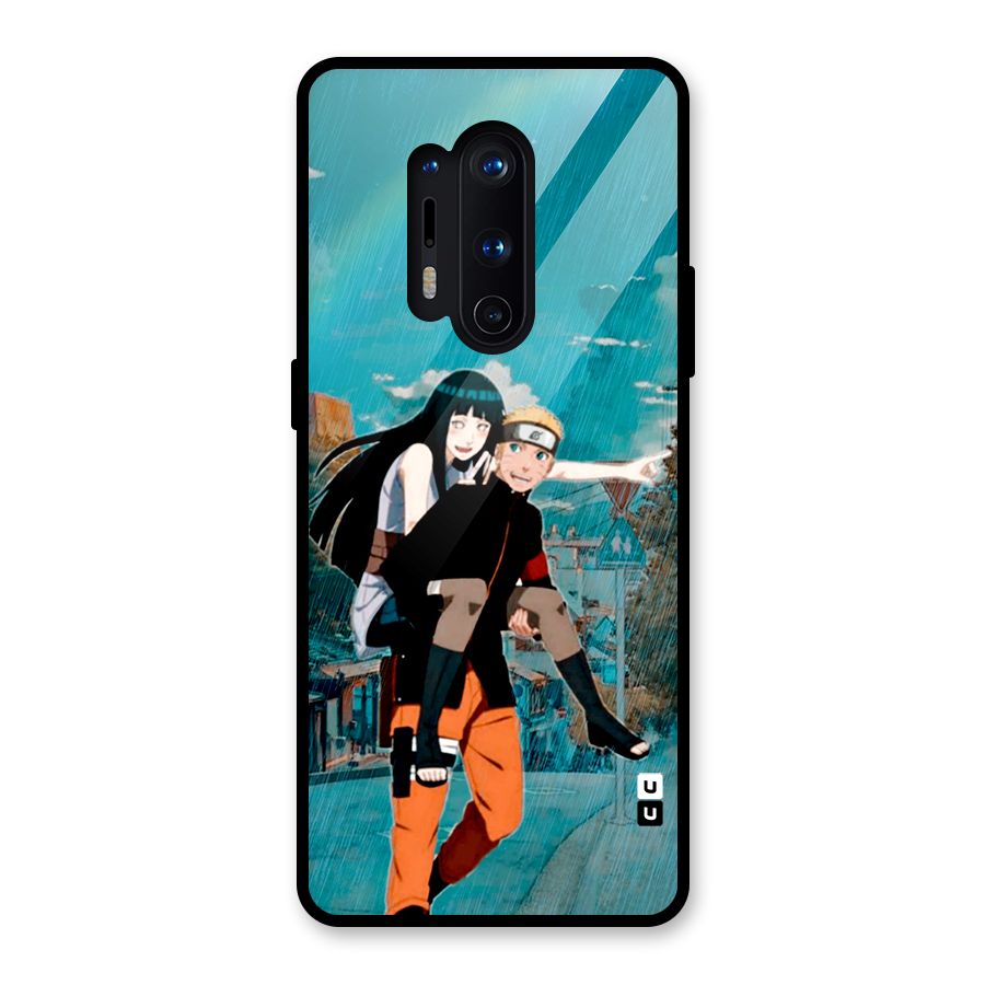Hinata Hop Rain Glass Back Case for OnePlus 8 Pro