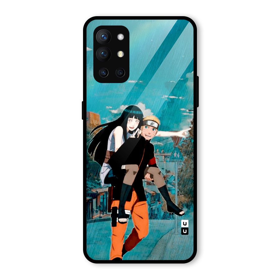 Hinata Hop Rain Glass Back Case for OnePlus 9R