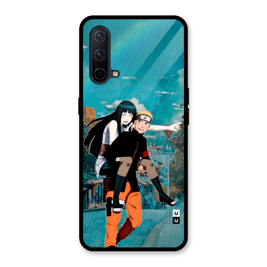 Hinata Hop Rain Glass Back Case for OnePlus Nord CE 5G
