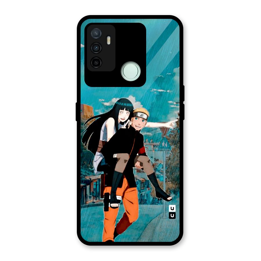 Hinata Hop Rain Glass Back Case for Oppo A53