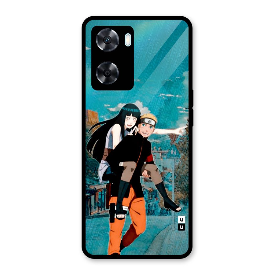 Hinata Hop Rain Glass Back Case for Oppo A77