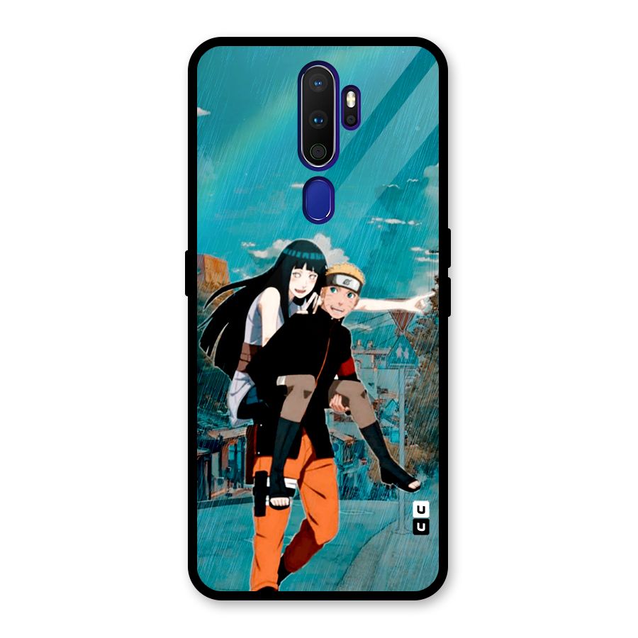 Hinata Hop Rain Glass Back Case for Oppo A9 (2020)