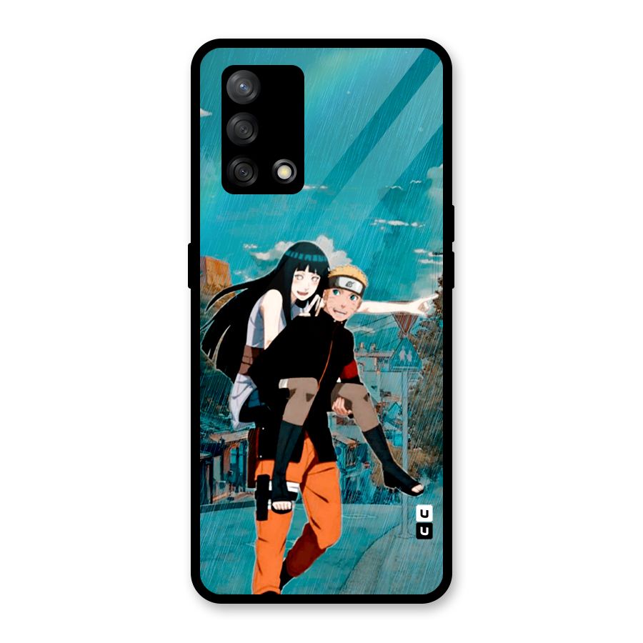 Hinata Hop Rain Glass Back Case for Oppo F19