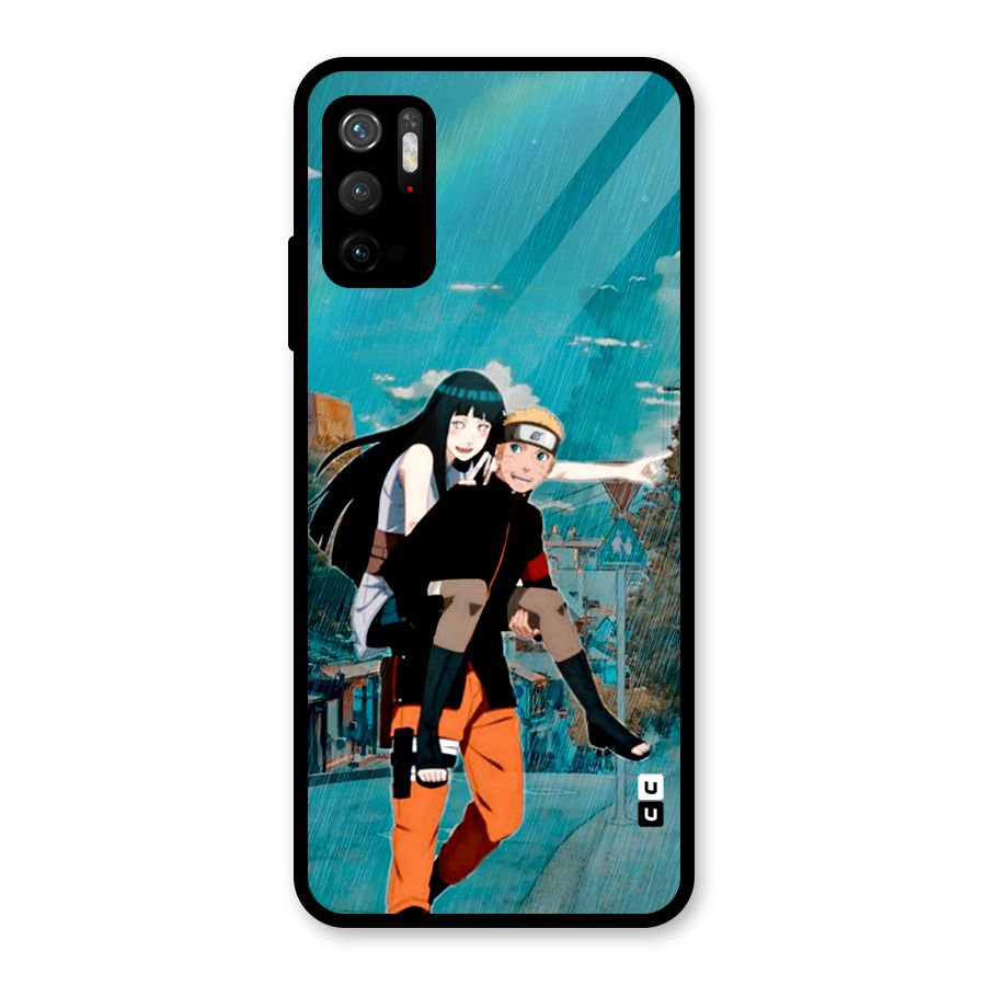 Hinata Hop Rain Glass Back Case for Poco M3 Pro 5G