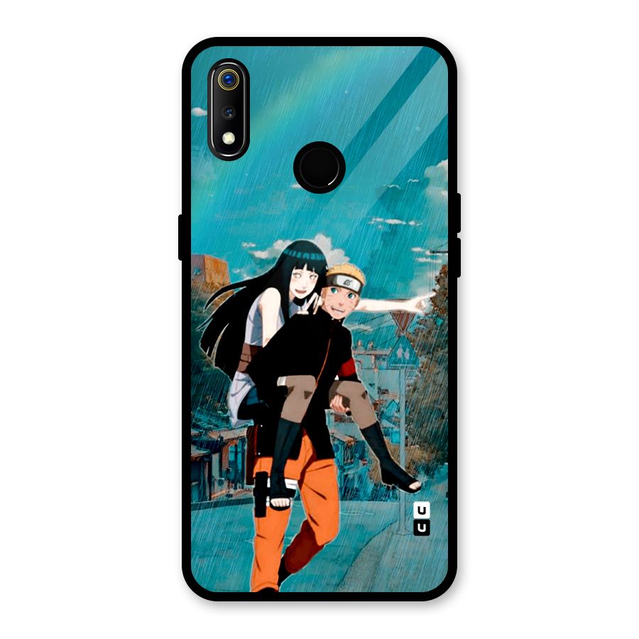Hinata Hop Rain Glass Back Case for Realme 3i