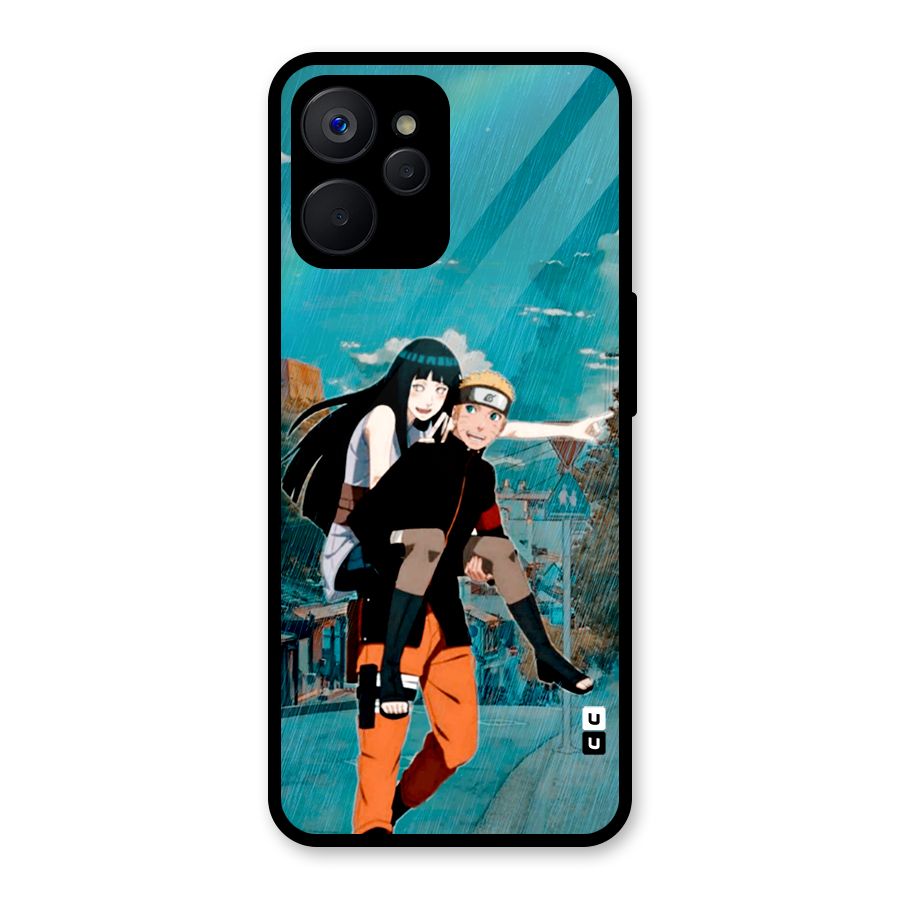 Hinata Hop Rain Glass Back Case for Realme 9i 5G
