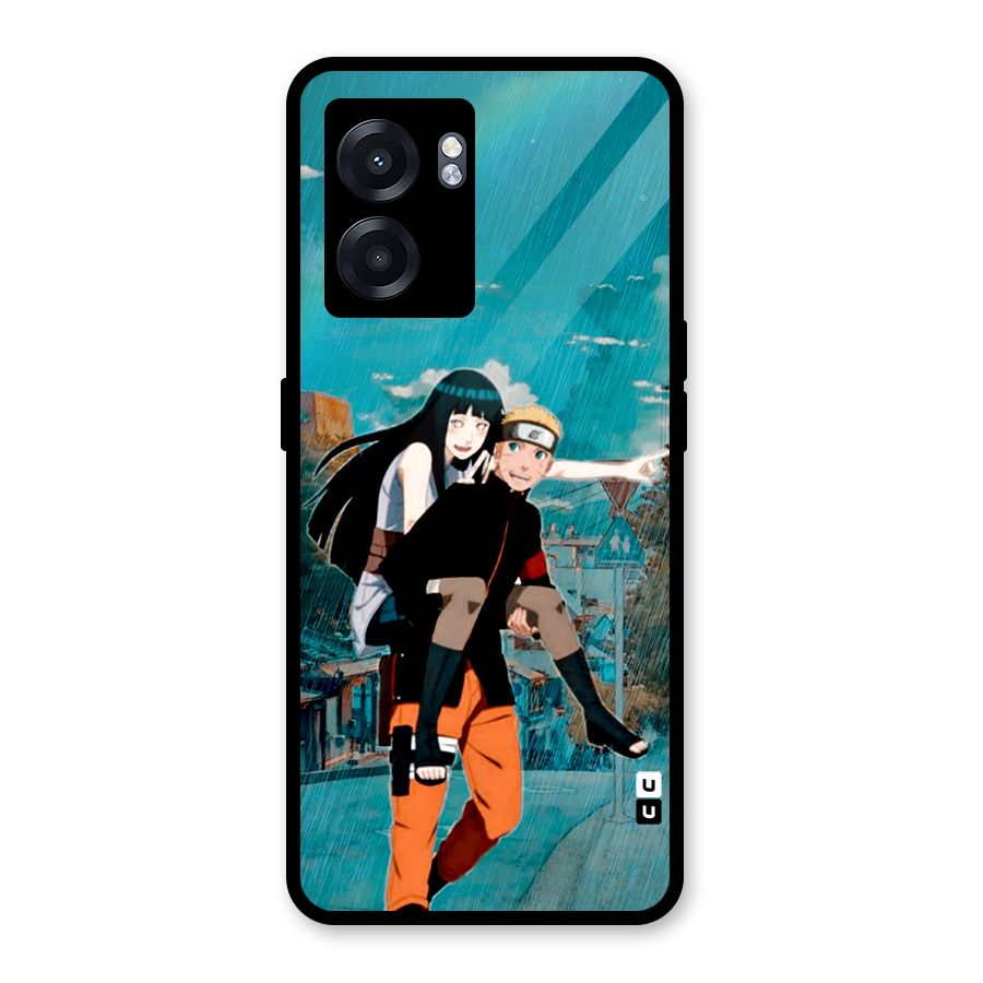 Hinata Hop Rain Glass Back Case for Realme Narzo 50 5G