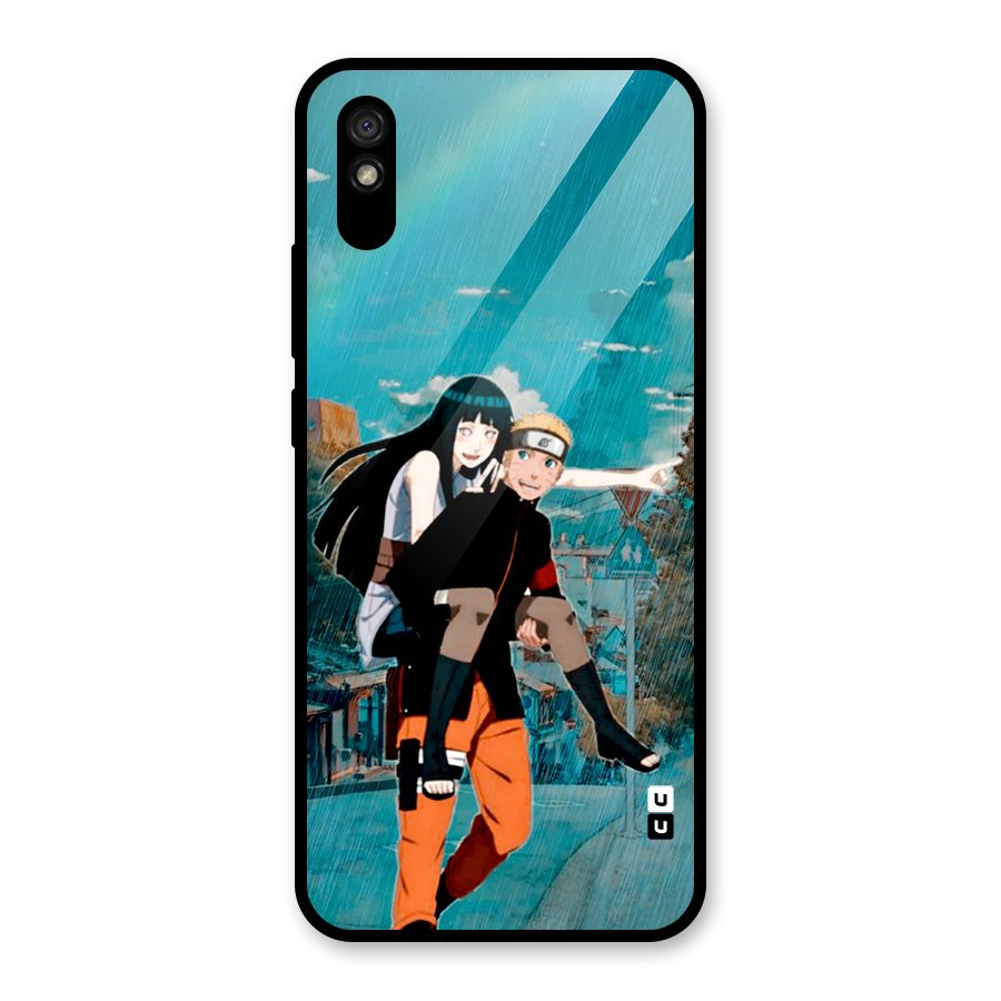 Hinata Hop Rain Glass Back Case for Redmi 9A