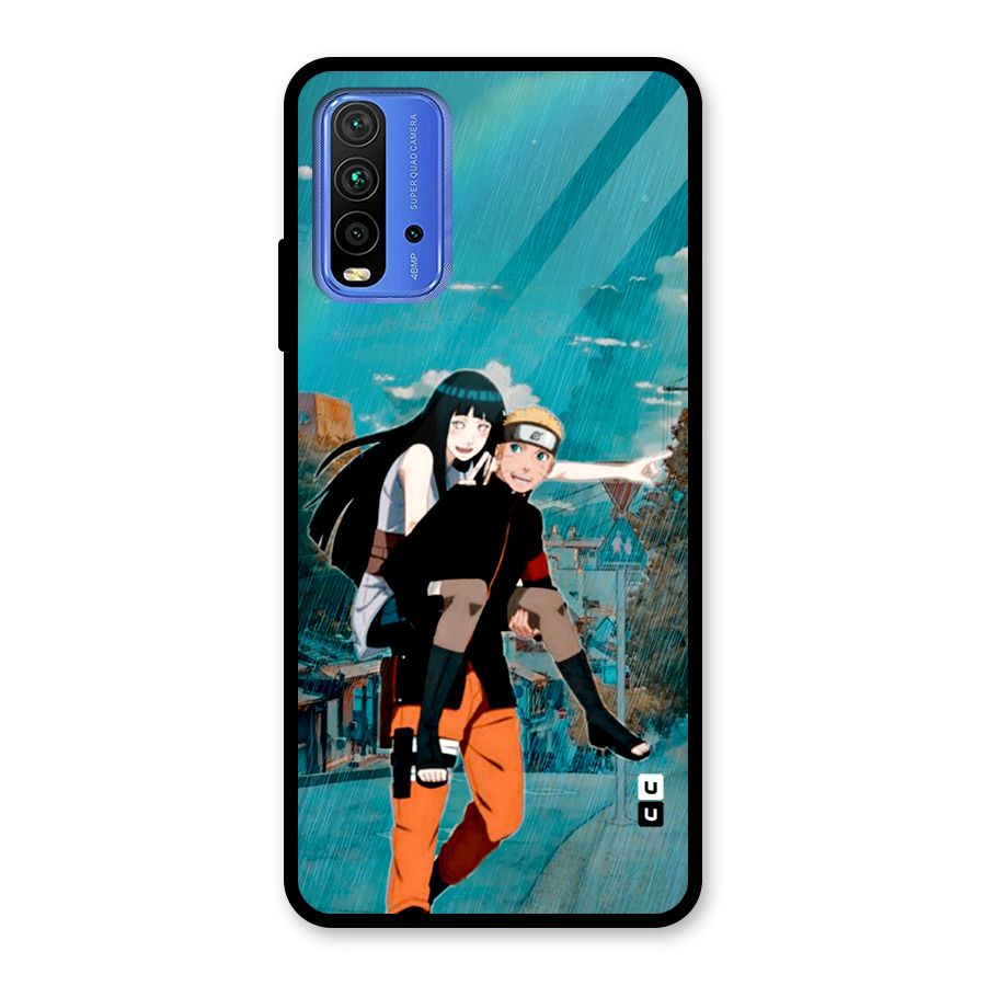 Hinata Hop Rain Glass Back Case for Redmi 9 Power