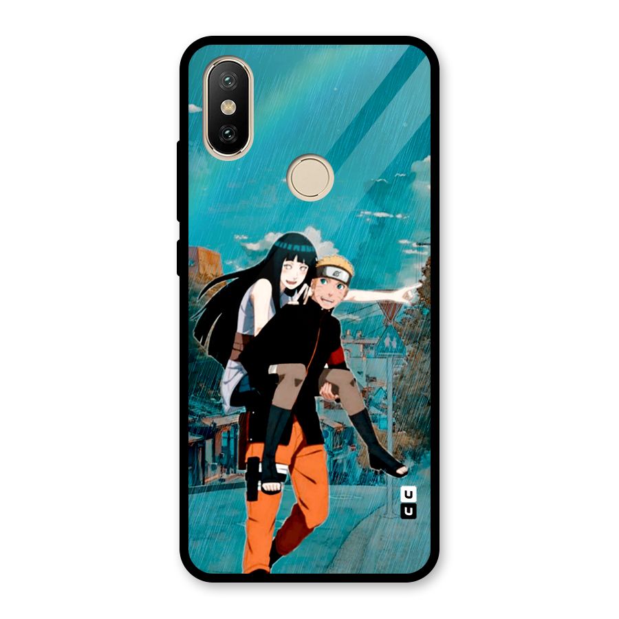 Hinata Hop Rain Glass Back Case for Redmi A2