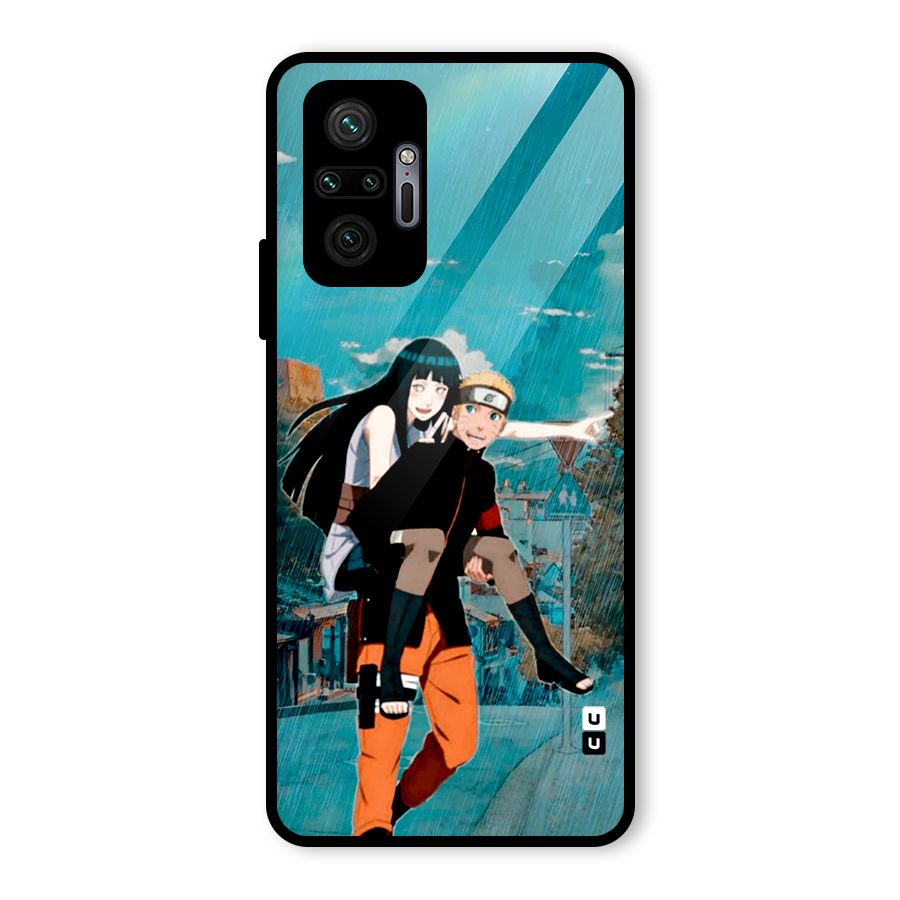 Hinata Hop Rain Glass Back Case for Redmi Note 10 Pro