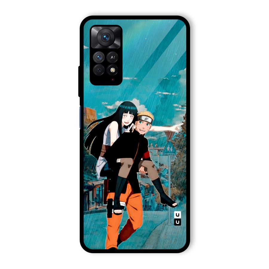 Hinata Hop Rain Glass Back Case for Redmi Note 11 Pro