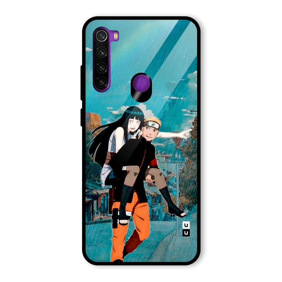 Hinata Hop Rain Glass Back Case for Redmi Note 8