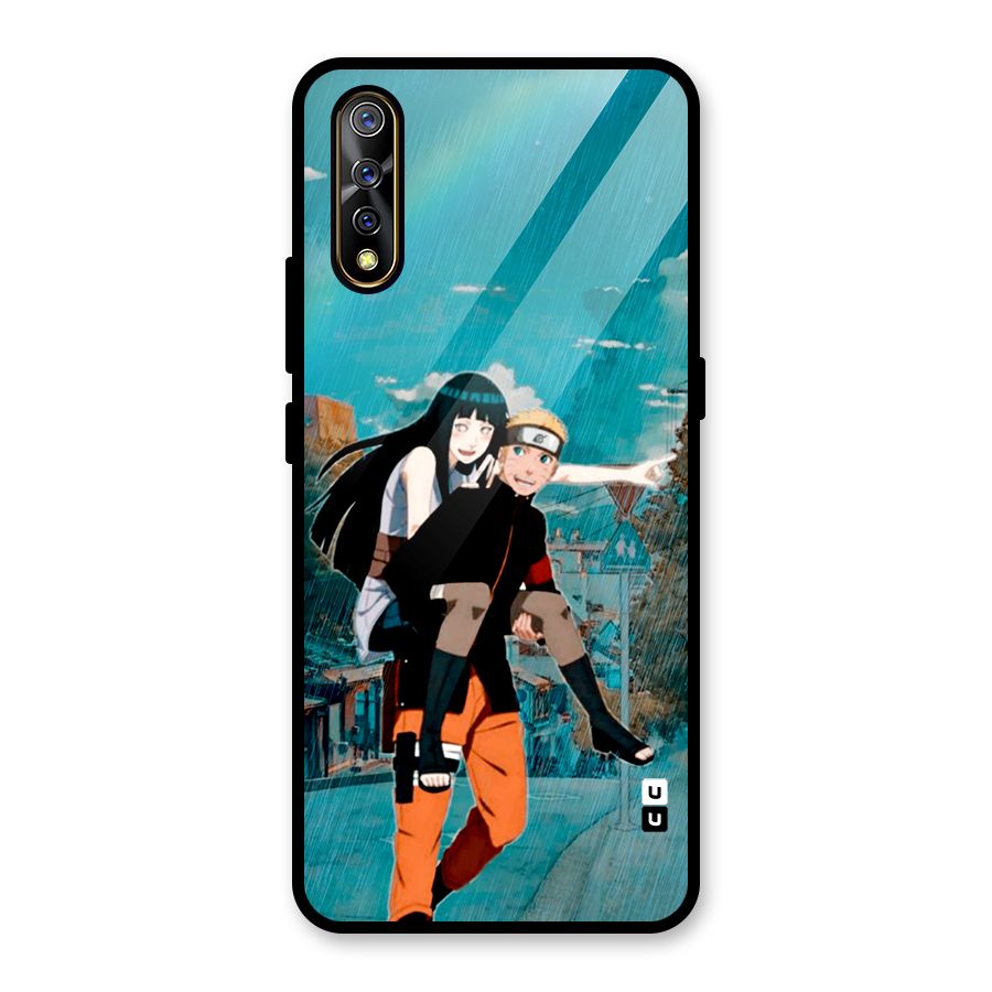 Hinata Hop Rain Glass Back Case for Vivo S1
