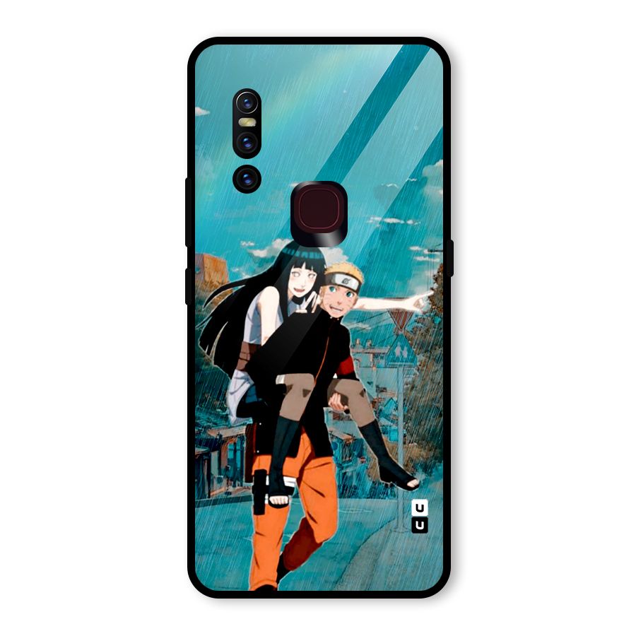 Hinata Hop Rain Glass Back Case for Vivo V15