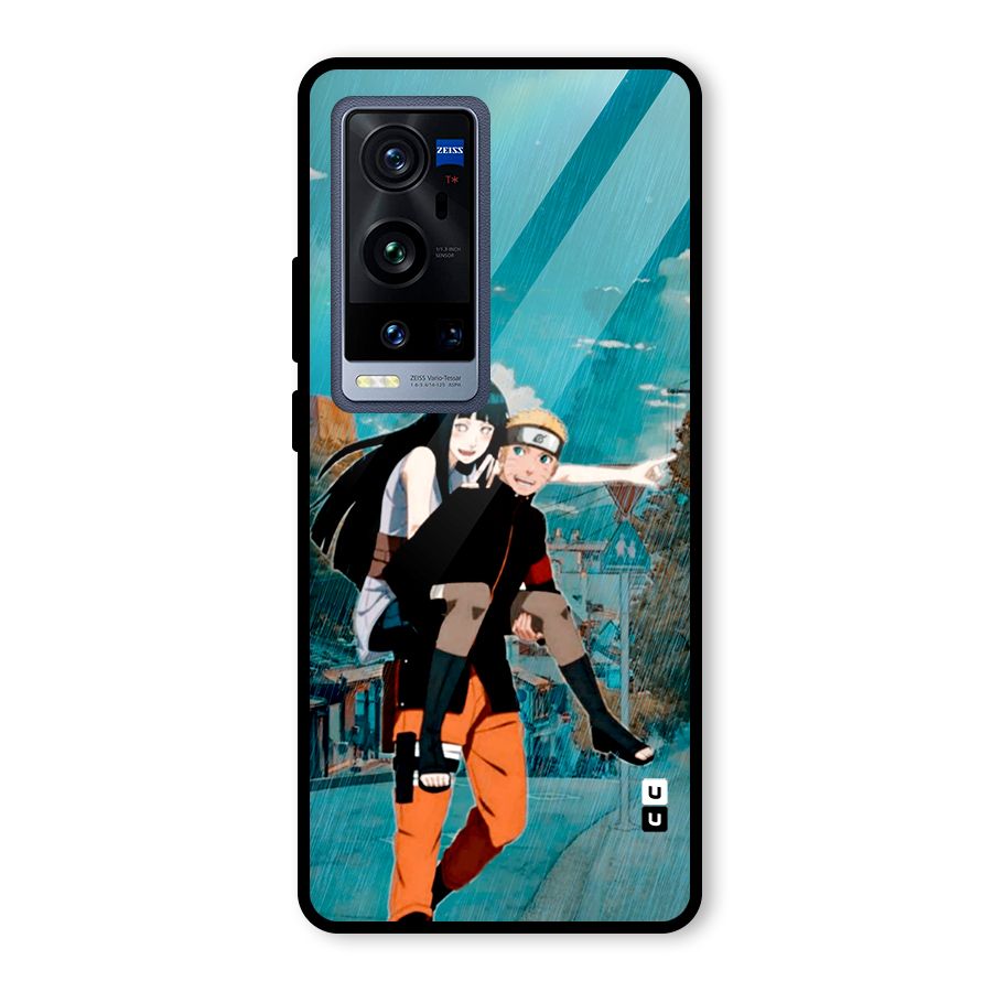 Hinata Hop Rain Glass Back Case for Vivo X60 Pro Plus