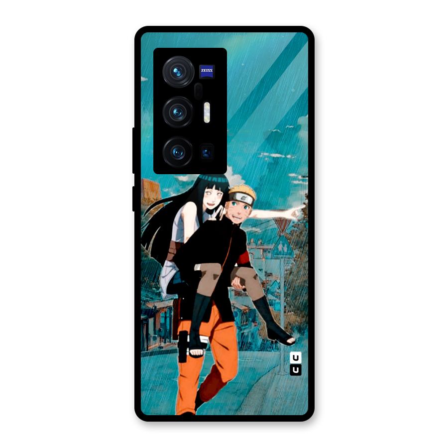 Hinata Hop Rain Glass Back Case for Vivo X70 Pro Plus