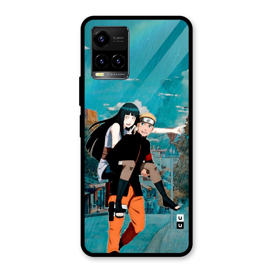 Hinata Hop Rain Glass Back Case for Vivo Y21T