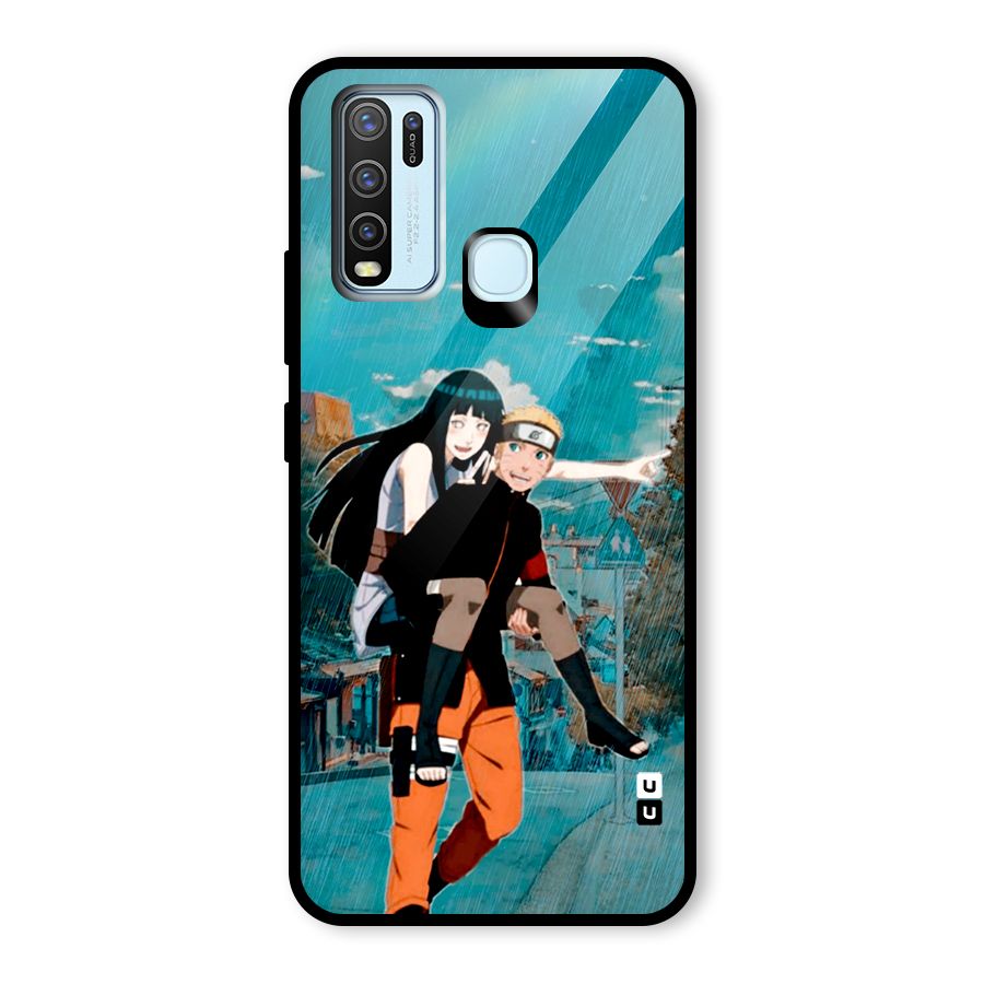 Hinata Hop Rain Glass Back Case for Vivo Y50
