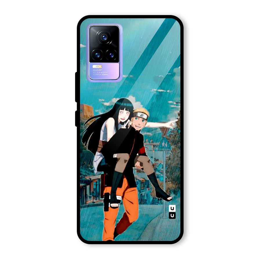 Hinata Hop Rain Glass Back Case for Vivo Y73