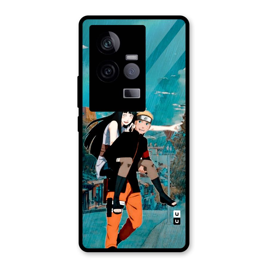 Hinata Hop Rain Glass Back Case for Vivo iQOO 11 5G
