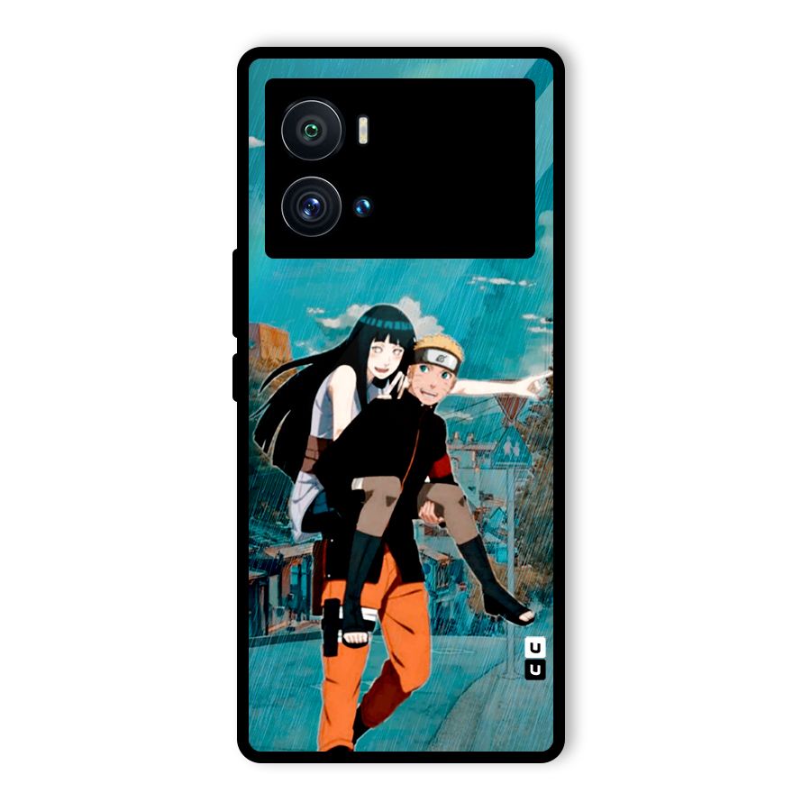 Hinata Hop Rain Glass Back Case for Vivo iQOO 9 Pro