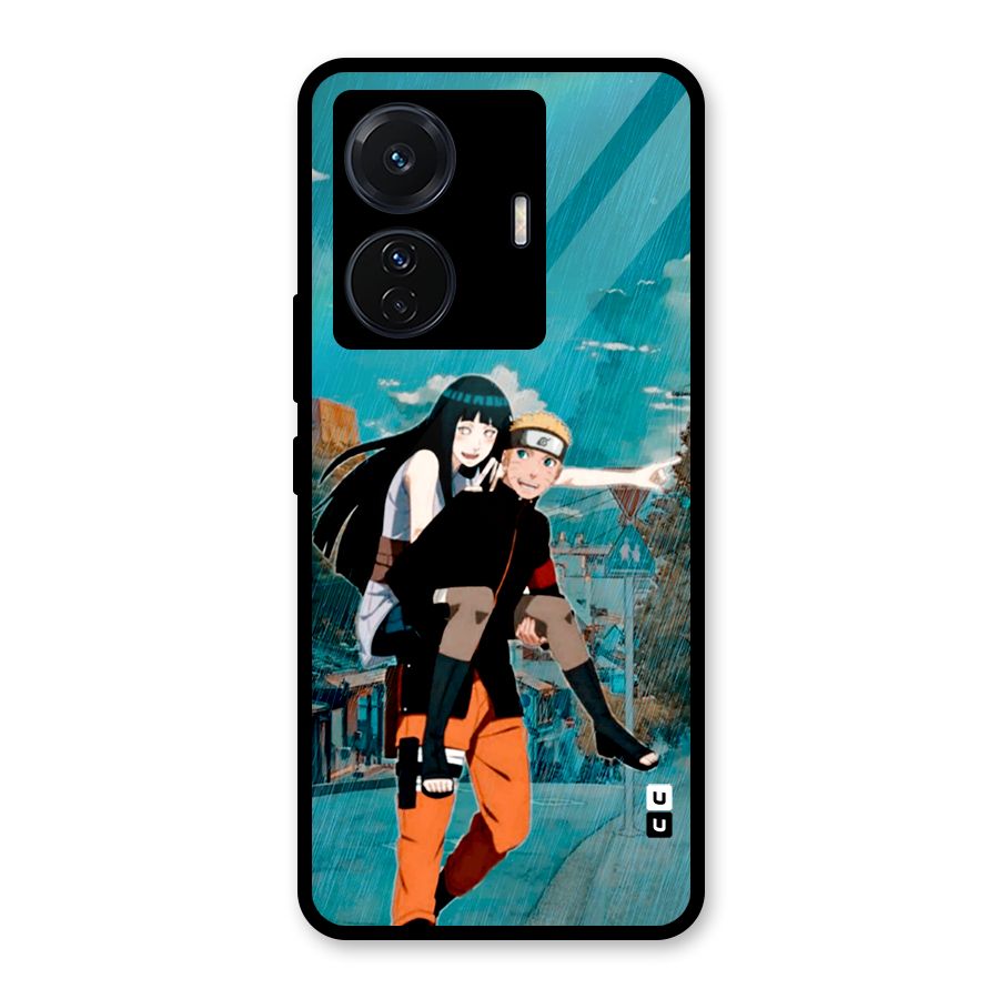 Hinata Hop Rain Glass Back Case for Vivo iQOO Z6 Pro