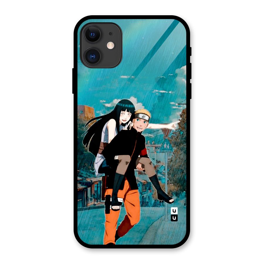 Hinata Hop Rain Glass Back Case for iPhone 11