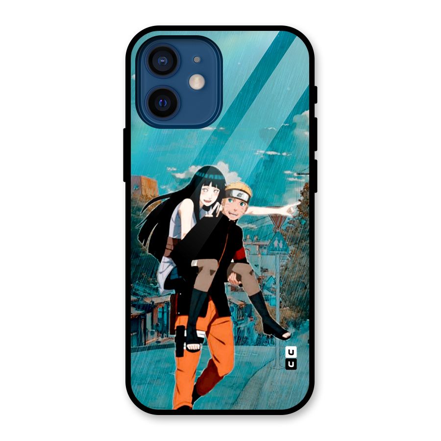 Hinata Hop Rain Glass Back Case for iPhone 12 Mini