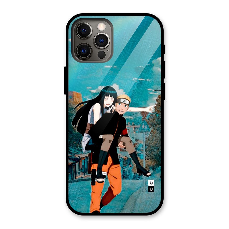 Hinata Hop Rain Glass Back Case for iPhone 12 Pro