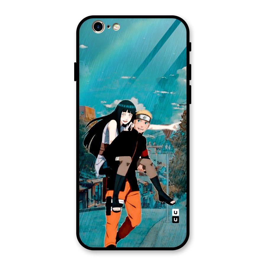Hinata Hop Rain Glass Back Case for iPhone 6 6S