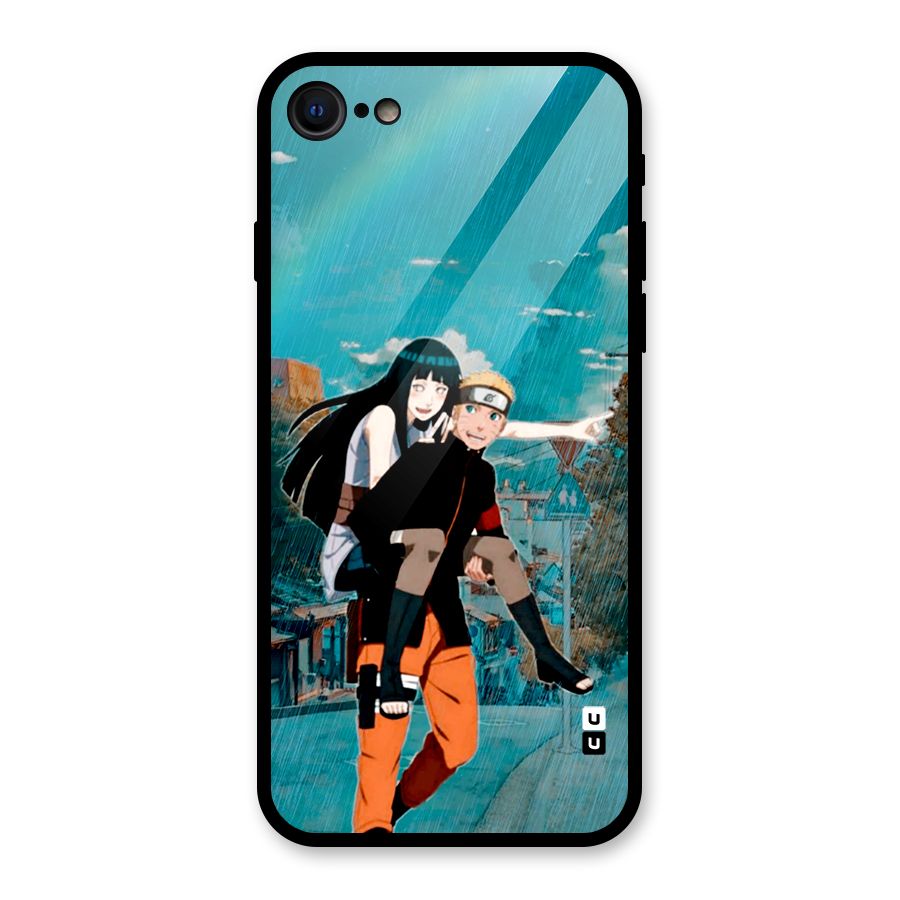 Hinata Hop Rain Glass Back Case for iPhone 7