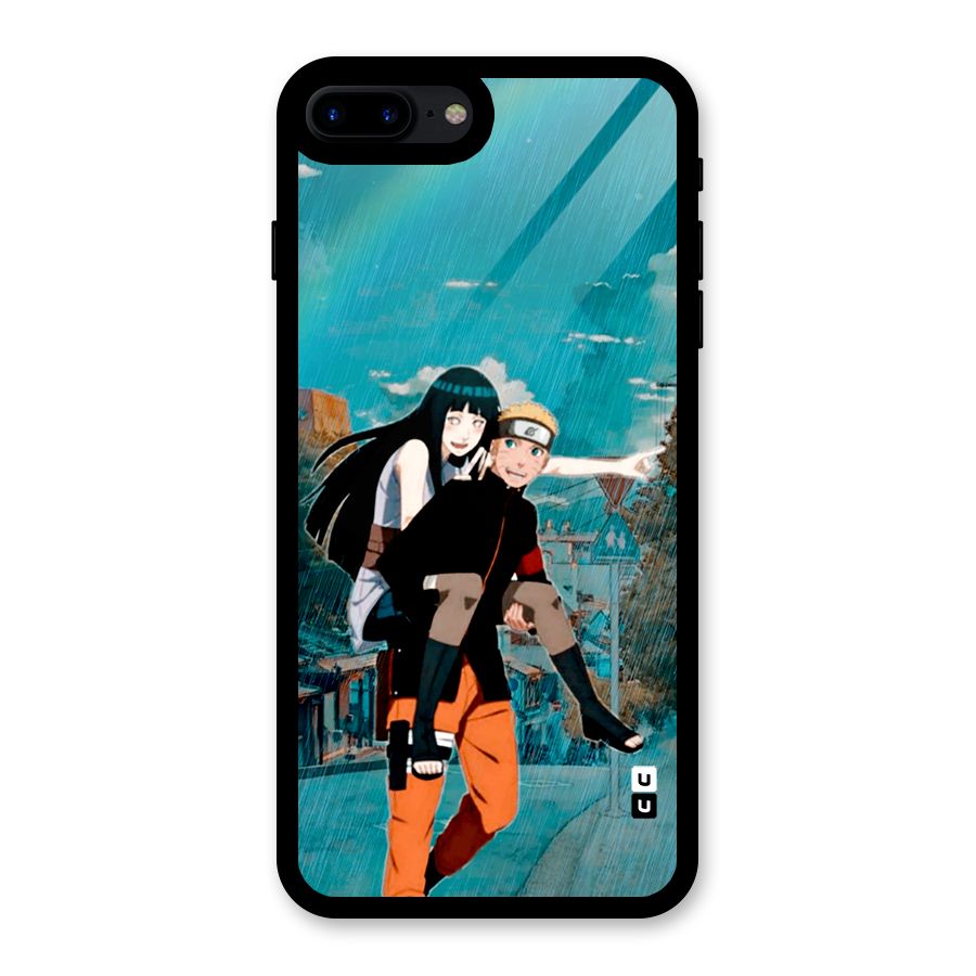 Hinata Hop Rain Glass Back Case for iPhone 7 Plus