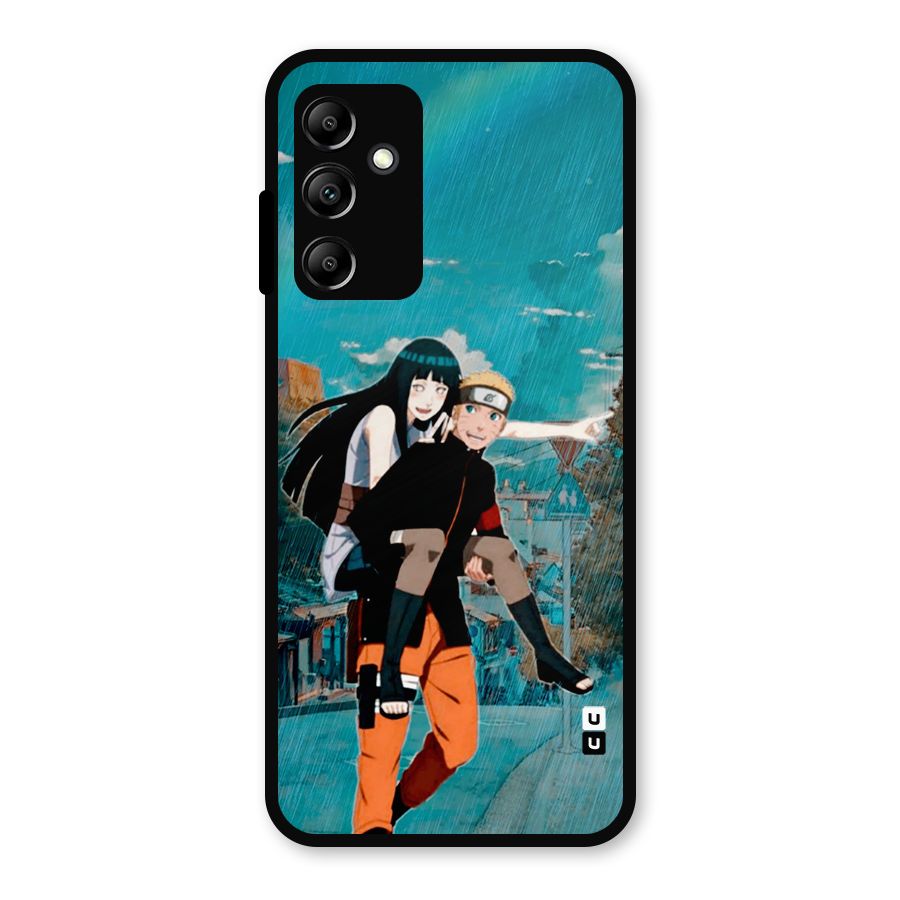 Hinata Hop Rain Metal Back Case for Galaxy A14 5G