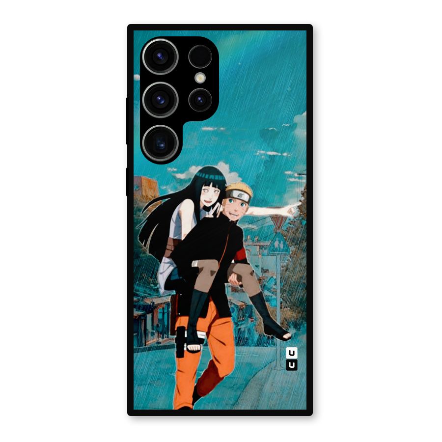 Hinata Hop Rain Metal Back Case for Galaxy S23 Ultra