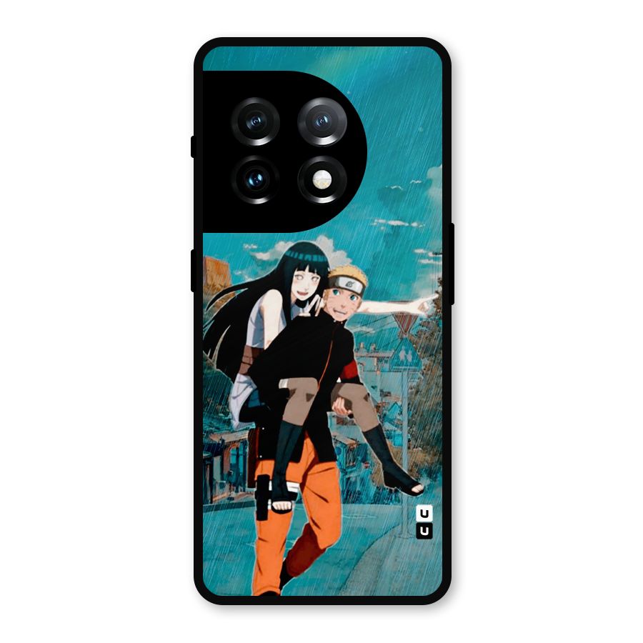 Hinata Hop Rain Metal Back Case for OnePlus 11