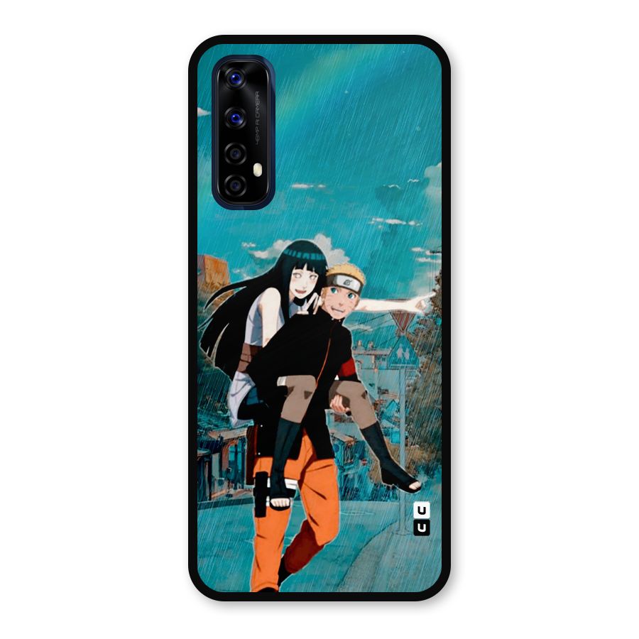 Hinata Hop Rain Metal Back Case for Realme 7