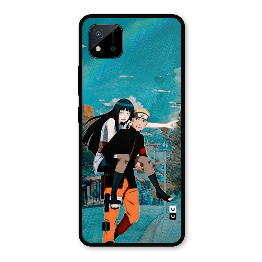 Hinata Hop Rain Metal Back Case for Realme C11 2021