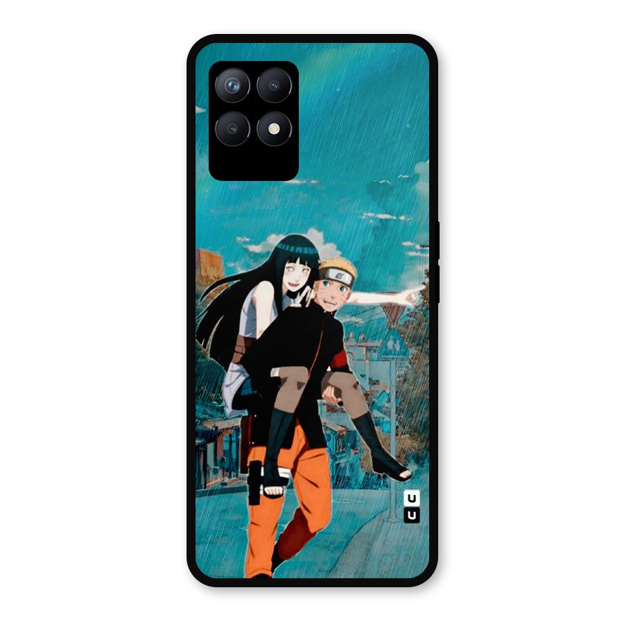Hinata Hop Rain Metal Back Case for Realme Narzo 50