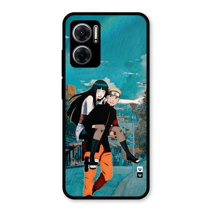 Hinata Hop Rain Metal Back Case for Redmi 11 Prime 5G