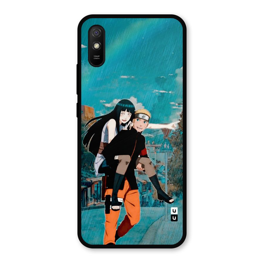 Hinata Hop Rain Metal Back Case for Redmi 9a